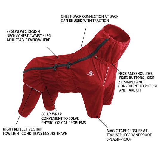 Warm Waterproof Dog Coat
