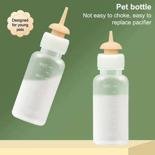 Pet Nursing Bottle Kit for Puppies & Kittens Feeding Bottle