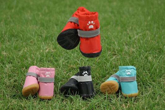 4pcs/set Pet Footwear