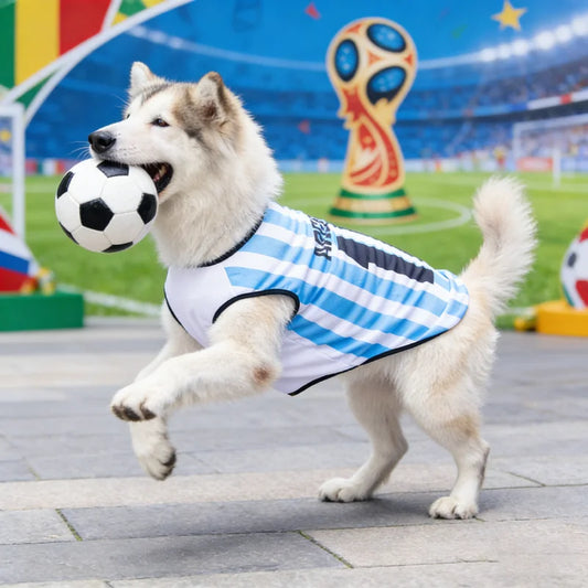 Pet Mesh Soccer Jersey