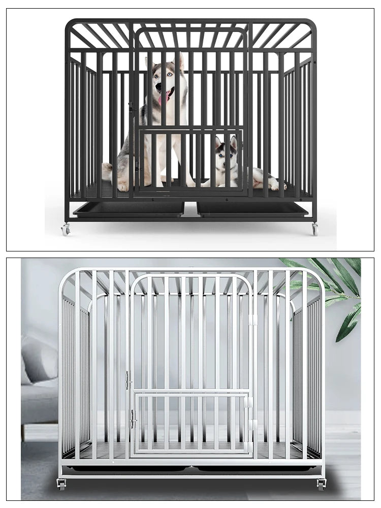 Heavy-Duty Iron Dog Crate