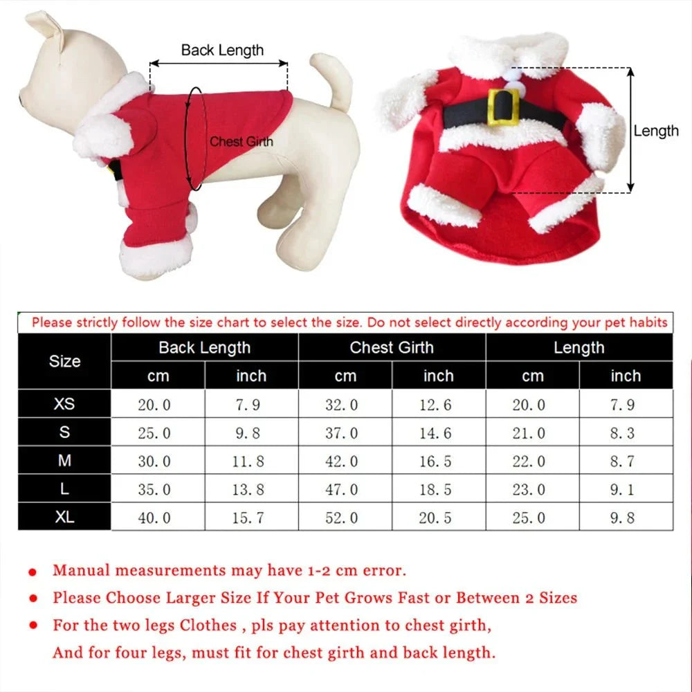Cat Holiday Santa Suit
