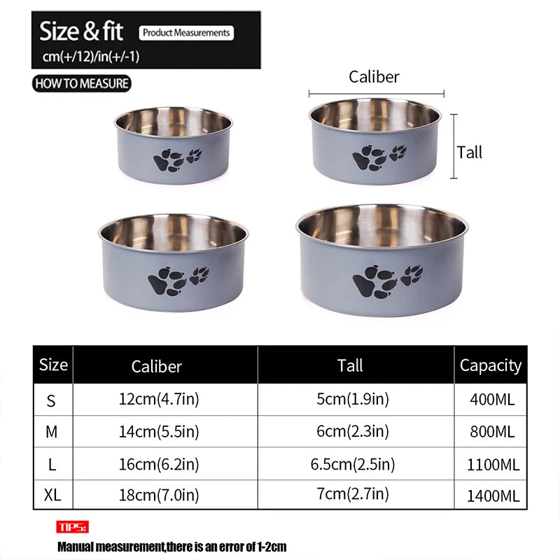 Stainless Steel Pet Bowl