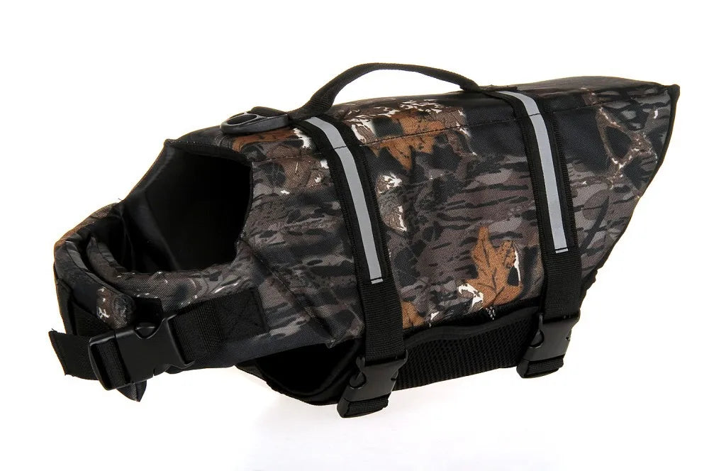 Dog Swimming Life Vest Front View
