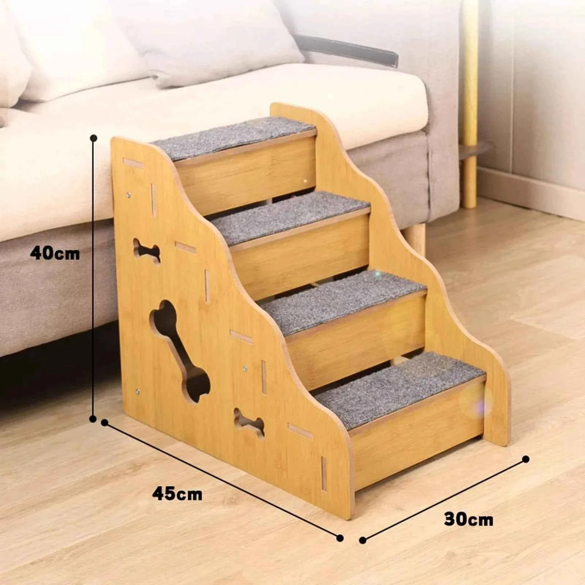 2/3/4 Wooden Pet Stairs