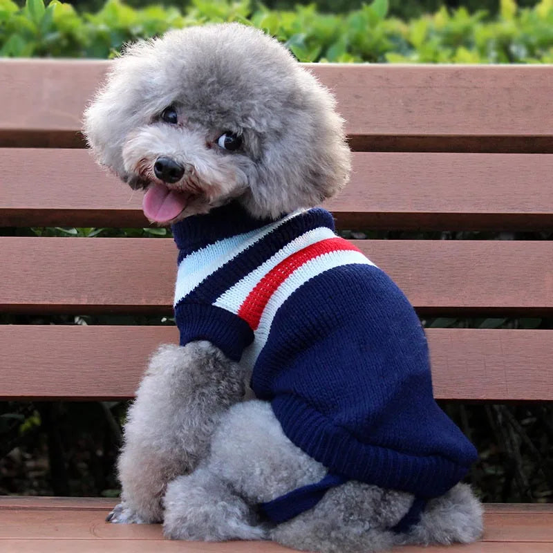 Christmas Cat Dog Sweater Pullover Winter Dog Clothes for Small Dogs Chihuahua Puppy Vest Warm Pet Clothing Cat Knitted Coat