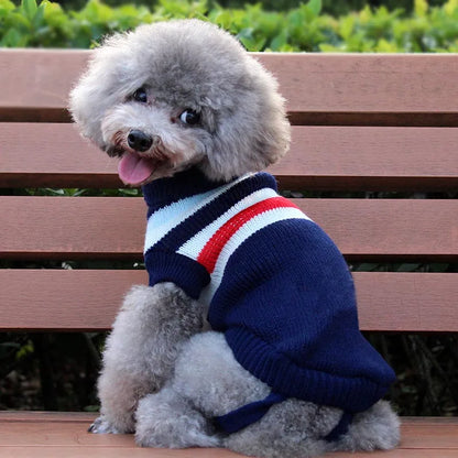 Christmas Cat Dog Sweater Pullover Winter Dog Clothes for Small Dogs Chihuahua Puppy Vest Warm Pet Clothing Cat Knitted Coat