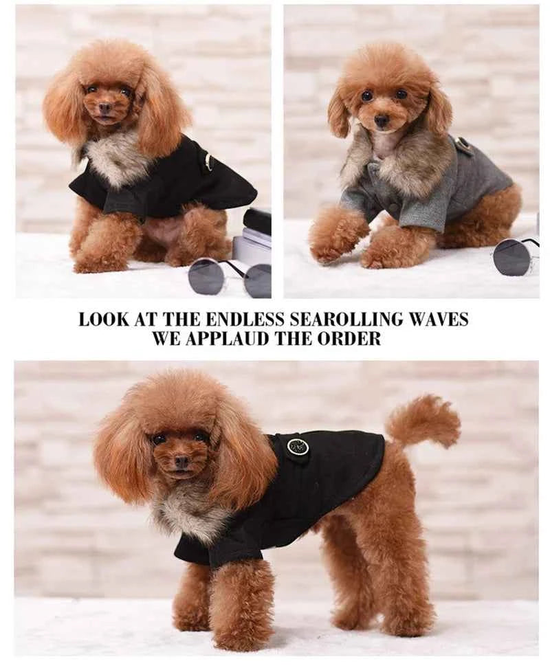 Essential Dog Wool Winter Coat: Cozy Insulated Jacket for Small & Medium Breeds