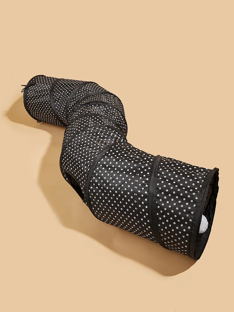 S-Shaped Collapsible Cat Tunnel - Waggy World