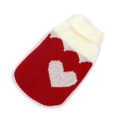 Christmas Cat Dog Sweater Pullover Winter Dog Clothes for Small Dogs Chihuahua Puppy Vest Warm Pet Clothing Cat Knitted Coat