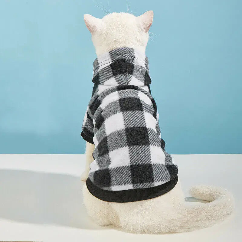 Pet Flannel Sweater