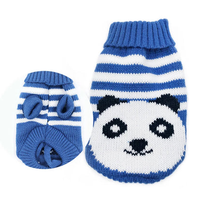 Christmas Cat Dog Sweater Pullover Winter Dog Clothes for Small Dogs Chihuahua Puppy Vest Warm Pet Clothing Cat Knitted Coat