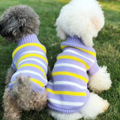 Christmas Cat Dog Sweater Pullover Winter Dog Clothes for Small Dogs Chihuahua Puppy Vest Warm Pet Clothing Cat Knitted Coat