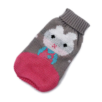 Christmas Cat Dog Sweater Pullover Winter Dog Clothes for Small Dogs Chihuahua Puppy Vest Warm Pet Clothing Cat Knitted Coat