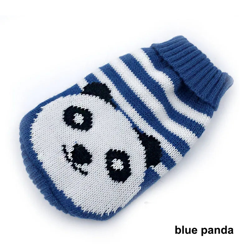 Christmas Cat Dog Sweater Pullover Winter Dog Clothes for Small Dogs Chihuahua Puppy Vest Warm Pet Clothing Cat Knitted Coat
