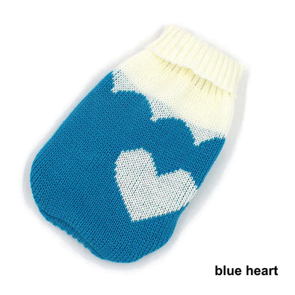 Christmas Cat Dog Sweater Pullover Winter Dog Clothes for Small Dogs Chihuahua Puppy Vest Warm Pet Clothing Cat Knitted Coat