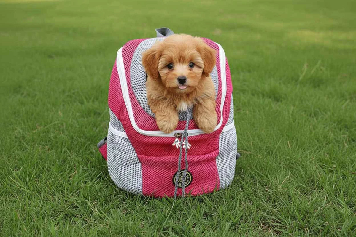 Pet Carrier Backpack — Breathable Mesh Travel Bag for Small & Medium Pets