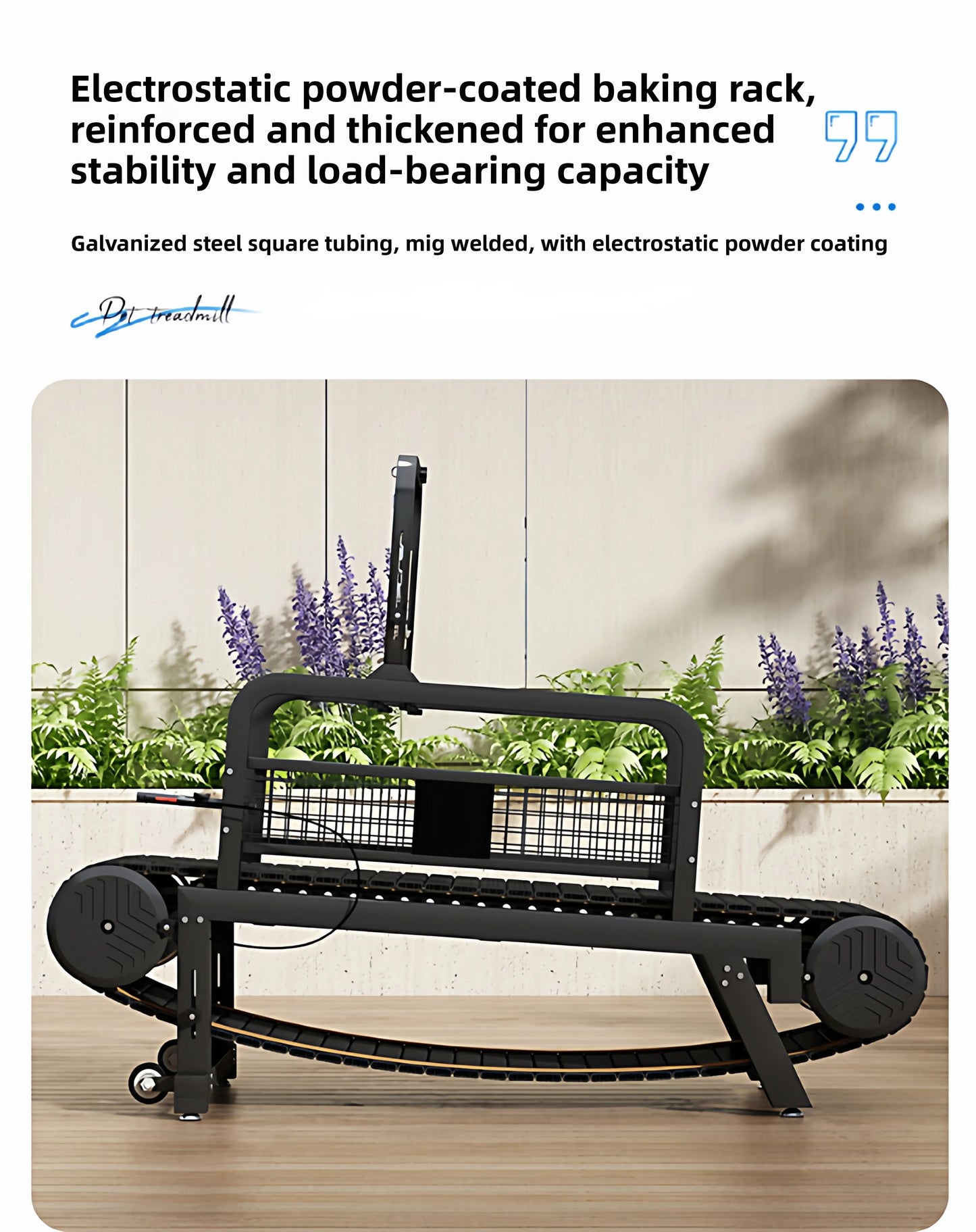 Non-Motorized Adjustable Dog Treadmill