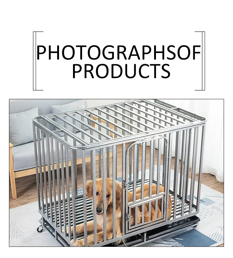 Heavy-Duty Iron Dog Crate