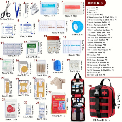 205-Piece Emergency First Aid Kit