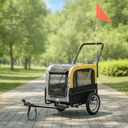 Convertible Dog Bike Trailer & Stroller