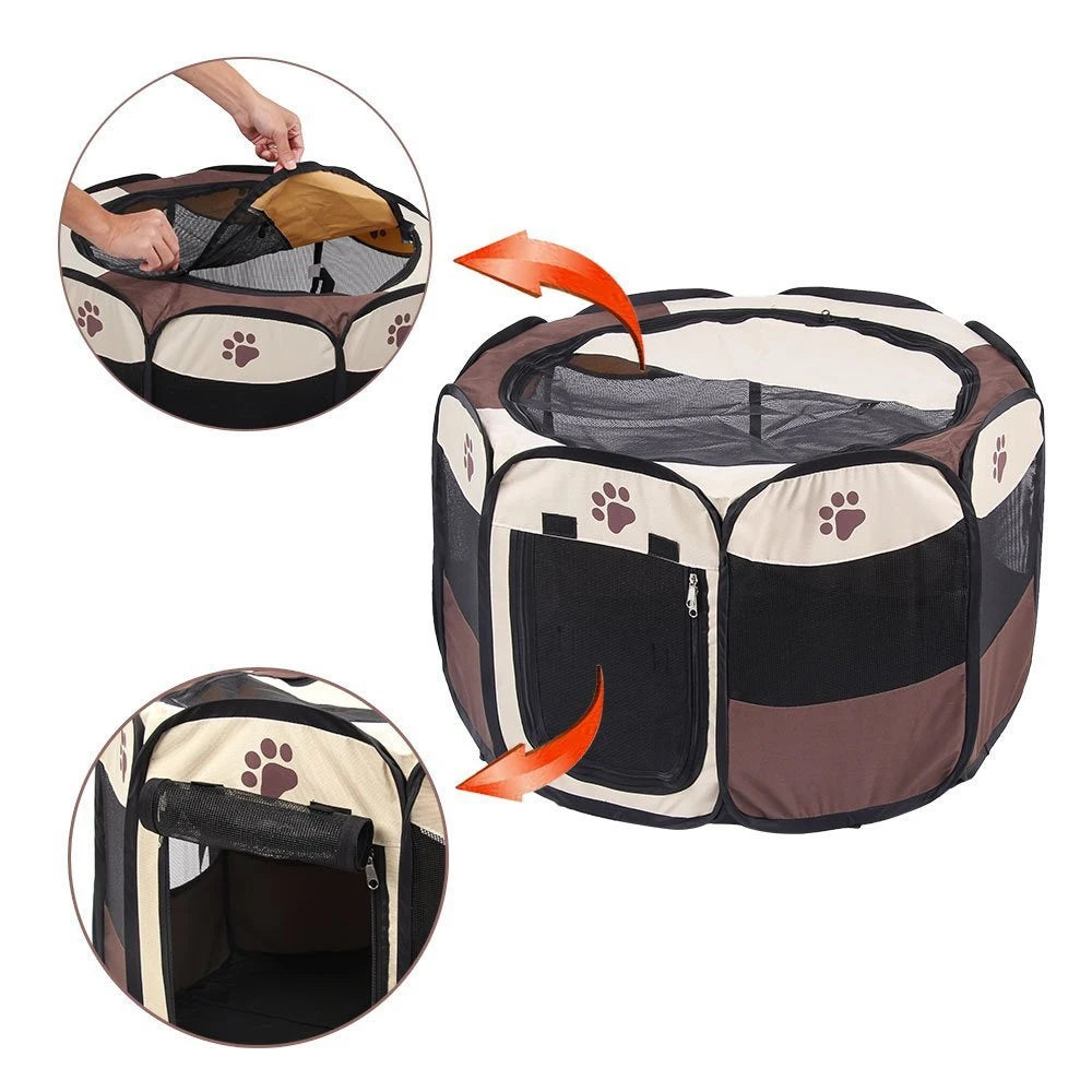 Portable Foldable Pet Kennel Foldable Design