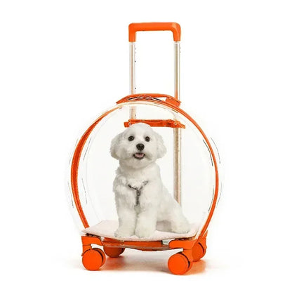 Rolling Pet Carrier Backpack