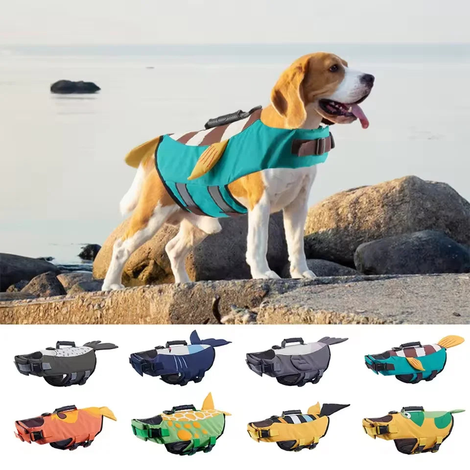 Dog Life Jacket with Shark Fin - Waggy World