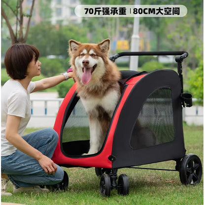 Foldable Pet Cart