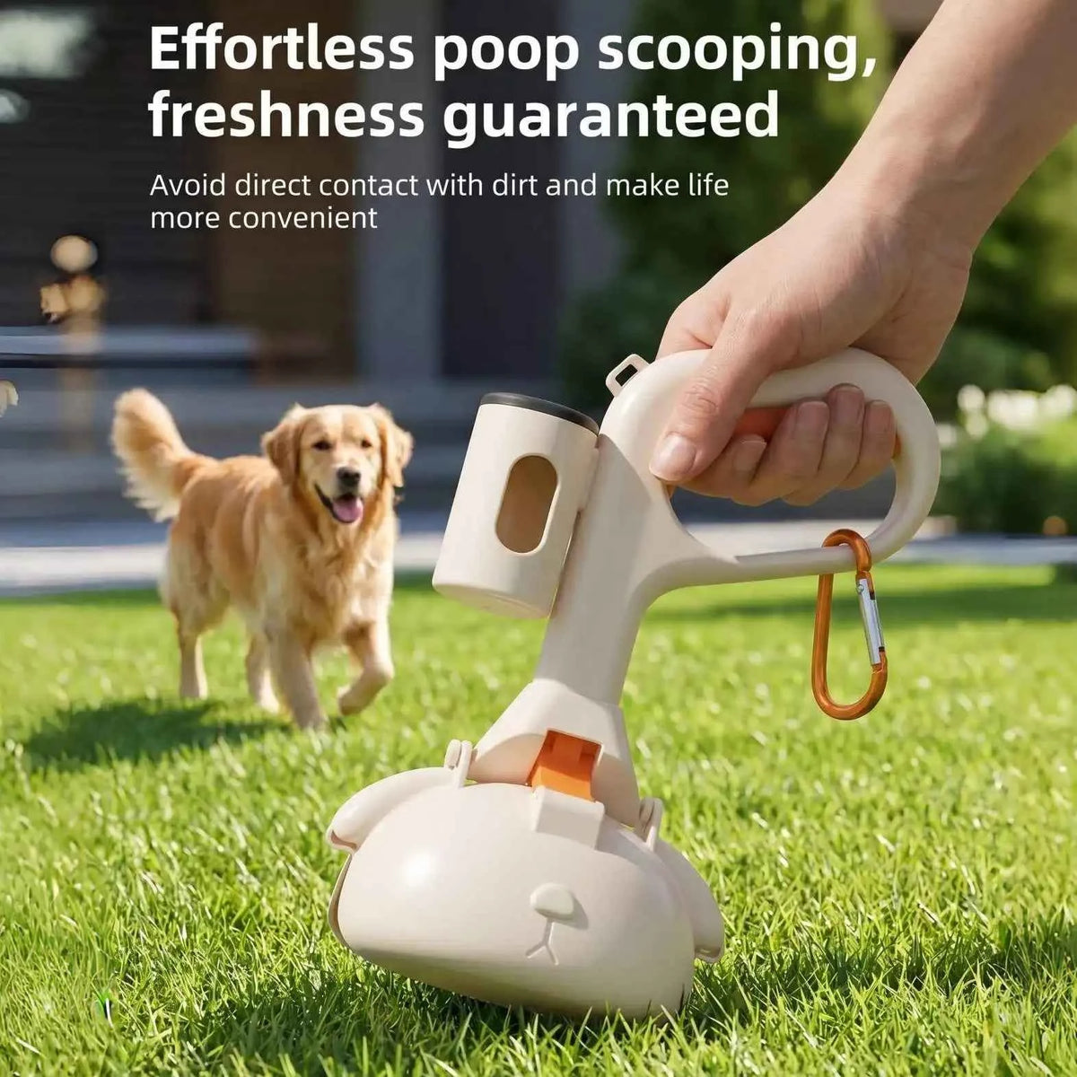 Portable Dog Pooper Scooper - Effortless Cleanup for Pet Owners