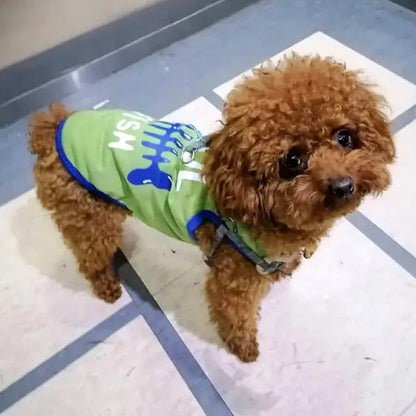 Summer Cotton Pet Vest for Small Dogs Cats Letter Print Dog T-shirts Puppy Clothing