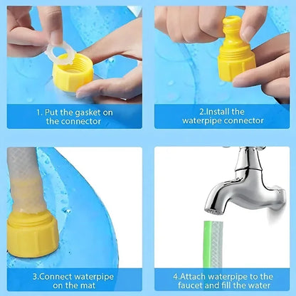 Inflatable Dog Splash Pool
