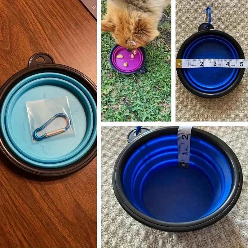 Collapsible Travel Water Bowl
