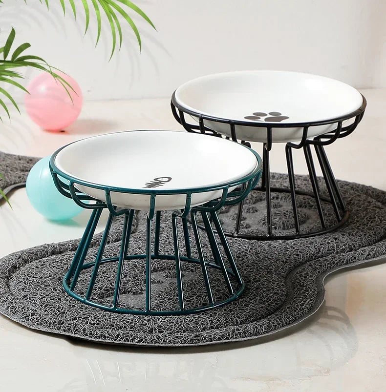 Raised Ceramic Pet Bowl