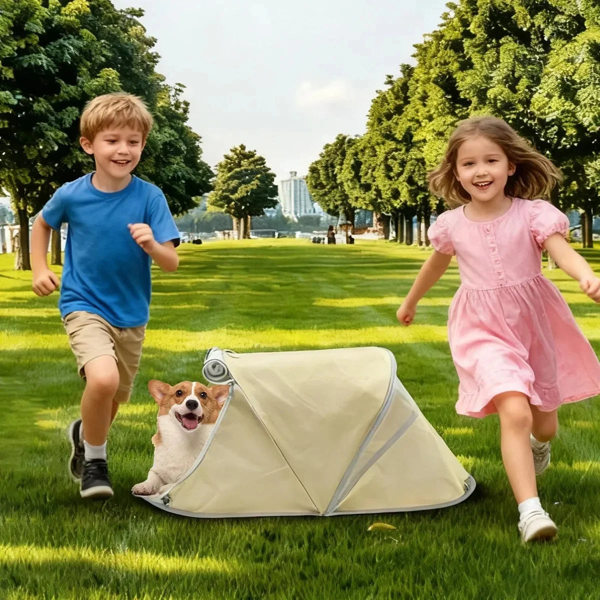 Portable Pop-Up Pet Tent
