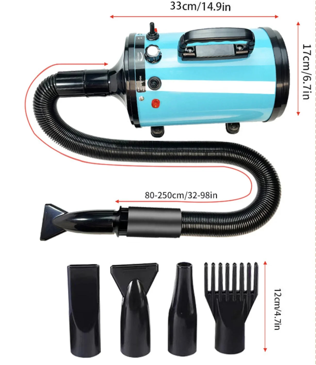 High-Power Pet Hair Dryer