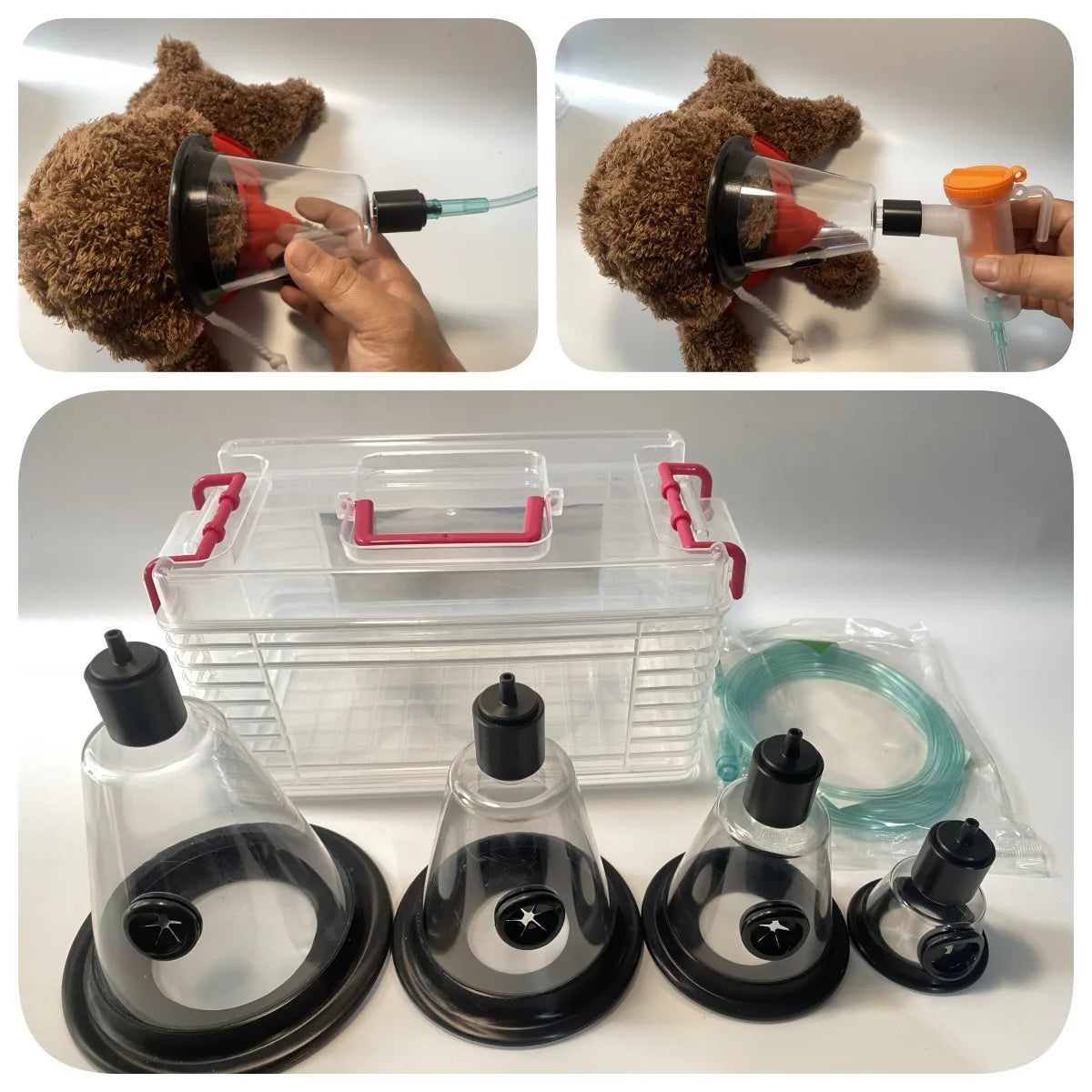 Pet Oxygen Mask & Nebulizer Kit - Waggy World