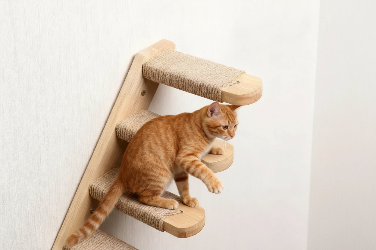 Wooden Climbing Steps
