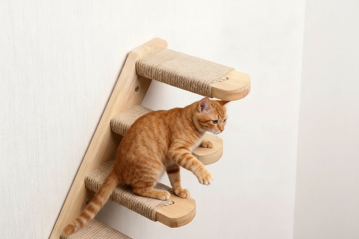 Wooden Climbing Steps - Waggy World