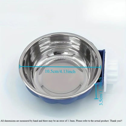 Pumpkin Adjustable Pet Food & Water Bowl