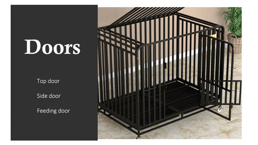 Heavy-Duty Iron Dog Crate