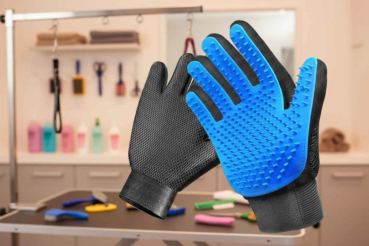 Pet Hair Deshedding Gloves