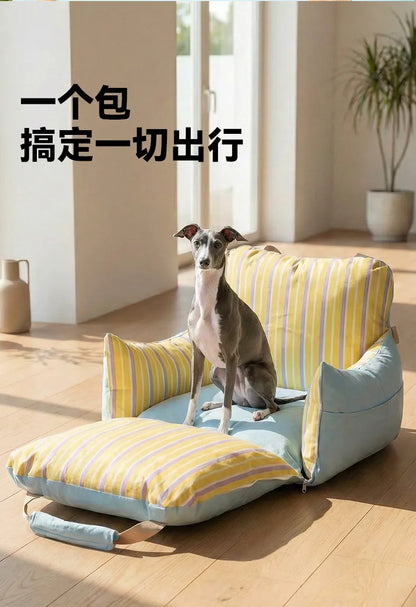 Pet Car Bed for Small Dogs & Cats