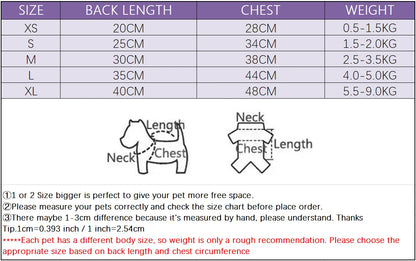 Cute Embroidered Pet Baseball Jackets