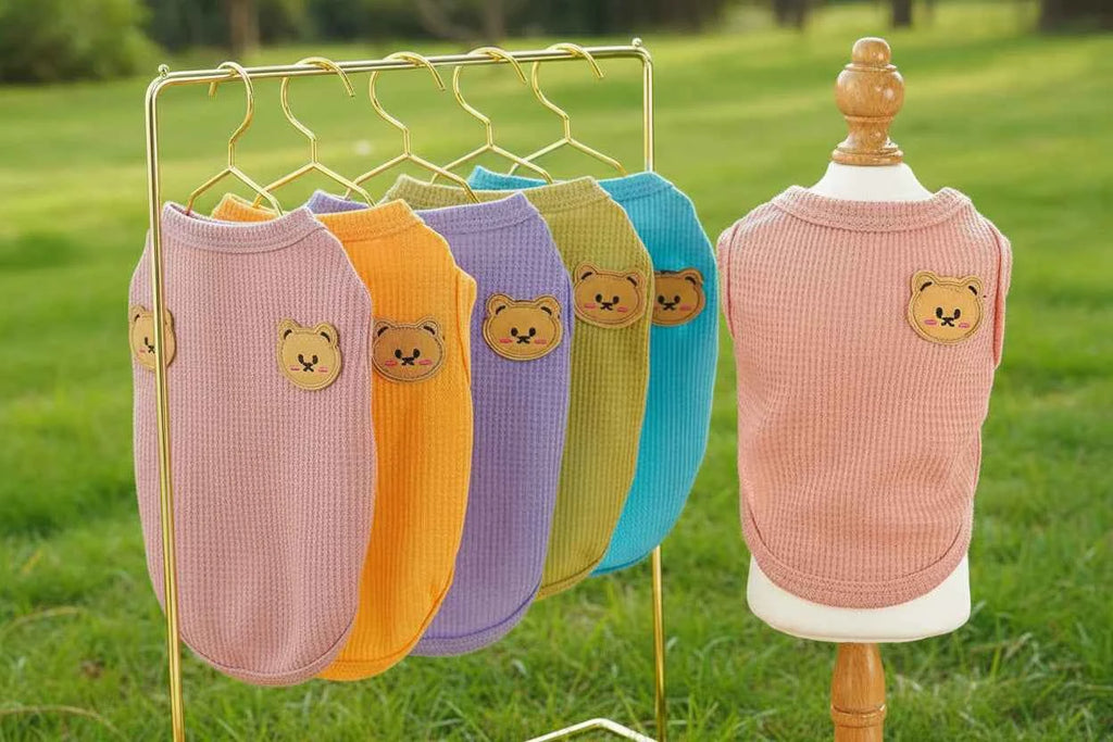 Cat 'Teddy Bear" Cotton Shirt