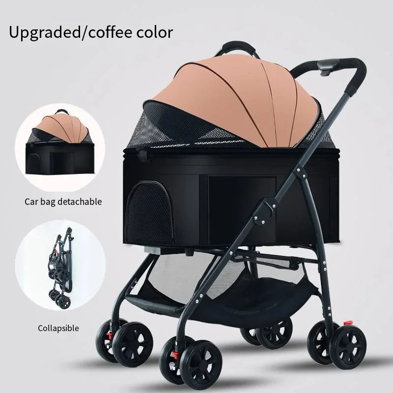 3-in-1 Foldable Pet Stroller