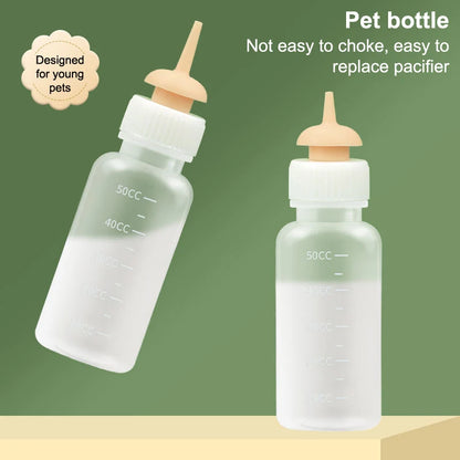 Pet Nursing Bottle Kit for Puppies & Kittens Feeding Bottle
