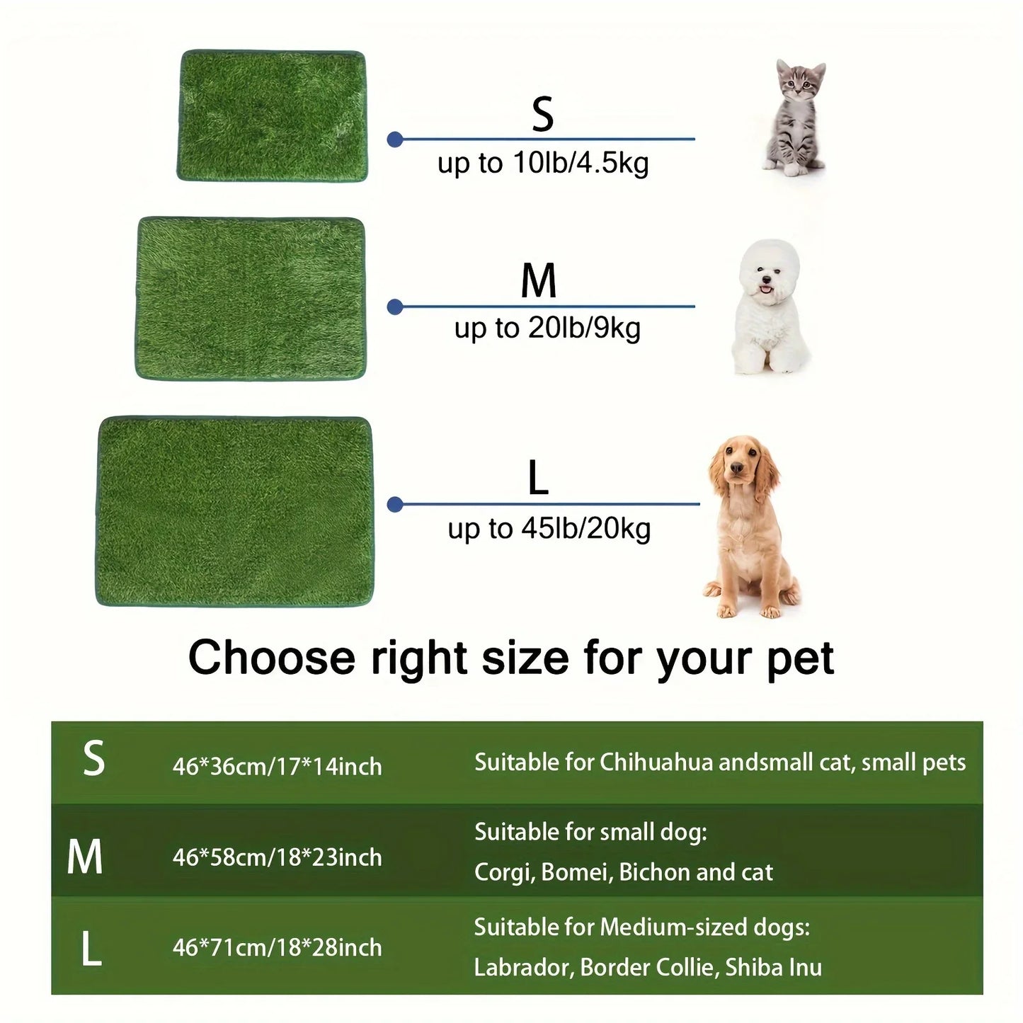 Ultimate Washable Dog Grass Mat