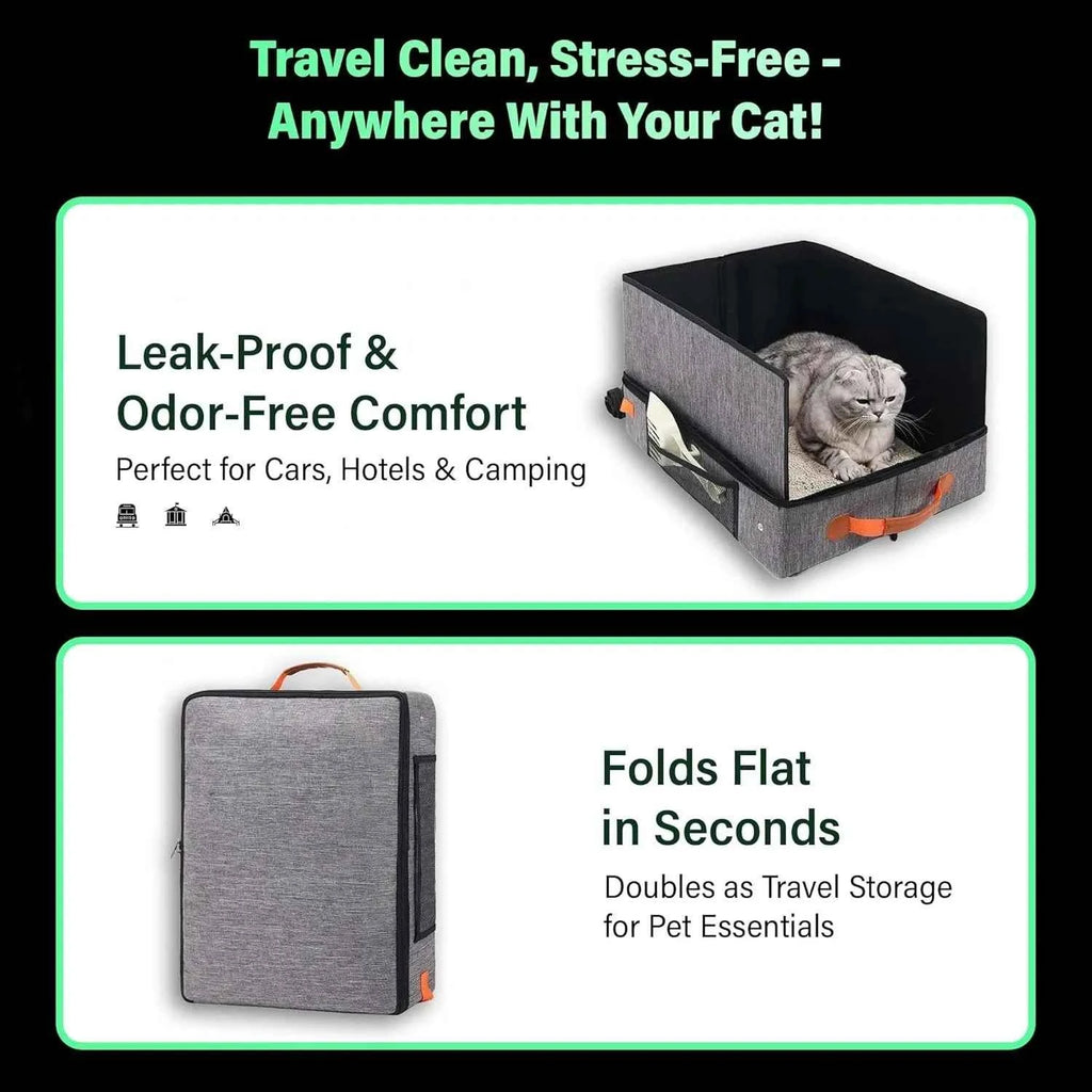 Travel-Friendly Cat Litter Box