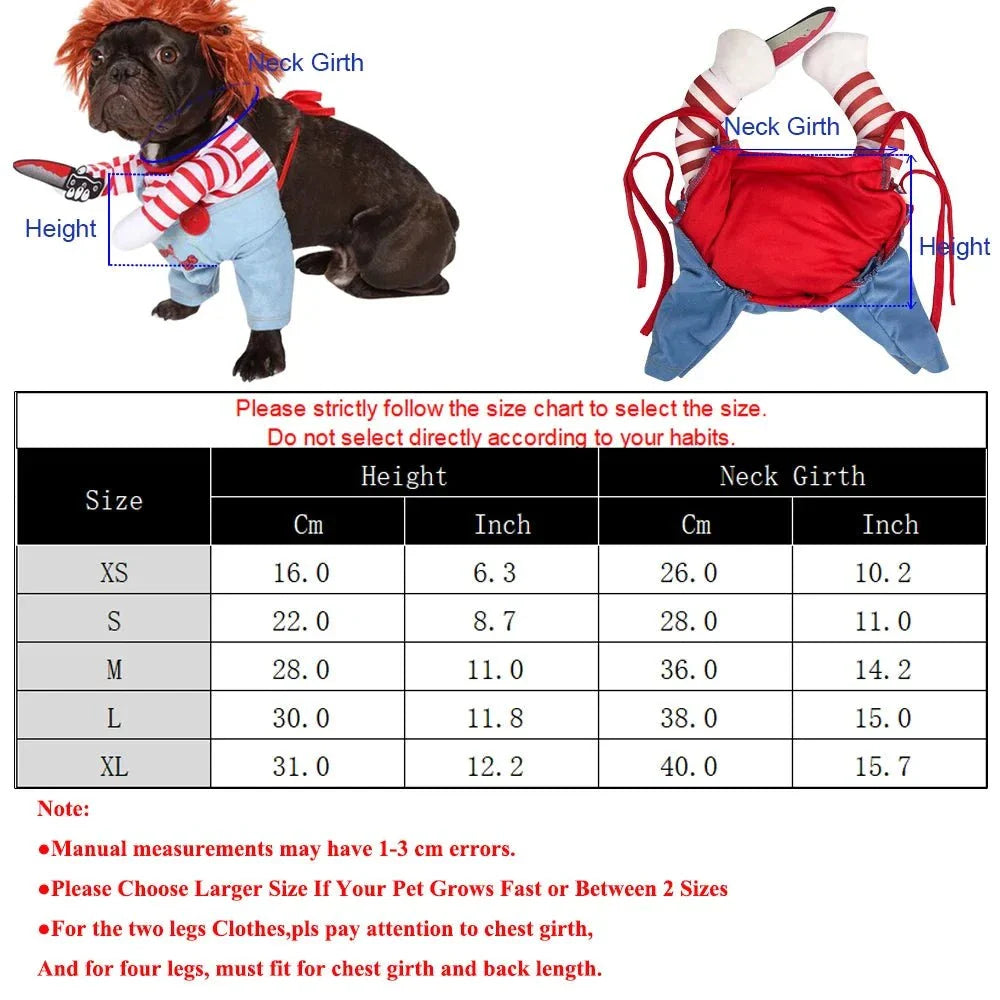 Chucky cat costume
